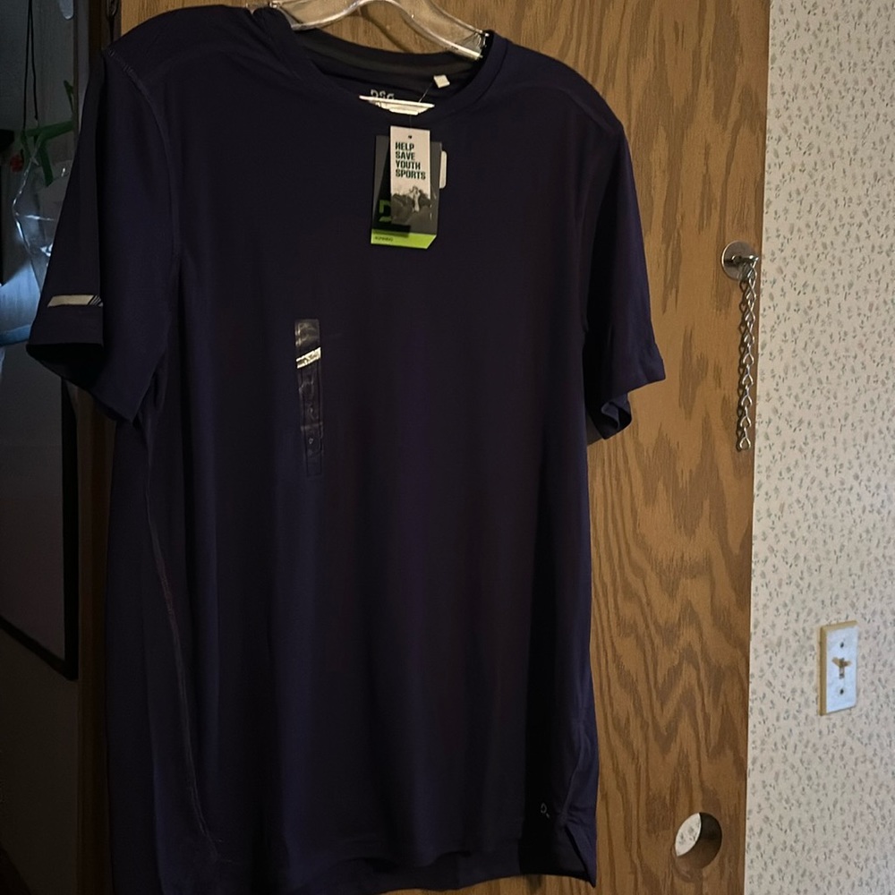 DSG SHORT SLEEVE RUNNING SHIRT: MIDNIGHT PURPLE: NEW WITH TAGS: SIZE S
